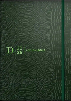 Agenda Legale 2026 - Verde fronte