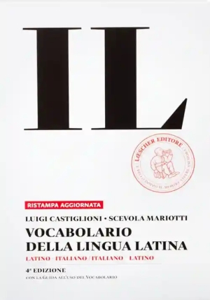 Vocabolario Della Lingua Latina. Latino-italiano, Italiano-latino Il fronte