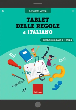 Tablet Delle Regole Di Italiano. Per La Scuola Media. Ediz. A Spirale fronte