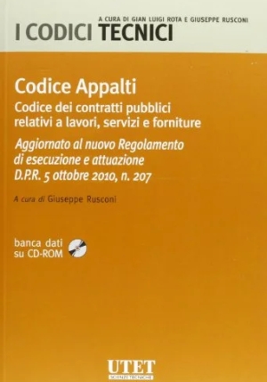 Codice Appalti - Codice Dei Co fronte