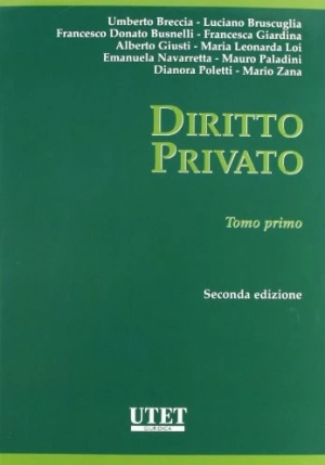 Diritto Privato Tomo 1 2ed. fronte