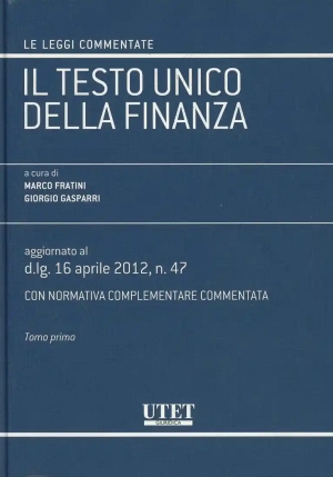 Testo Unico Della Finanza fronte