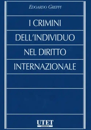 Crimini Individuo Diritto Internazionale fronte