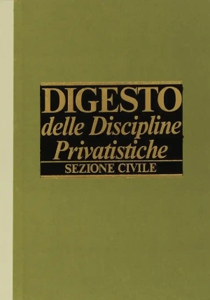 Digesto Delle Discipline Priva fronte