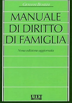 Manuale Diritto Famiglia fronte