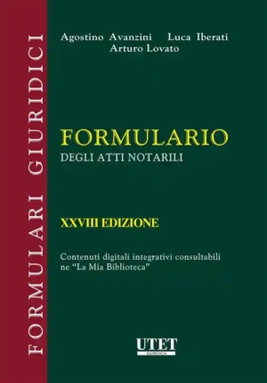 Formulario Degli Atti Notarili 2022 28ed fronte