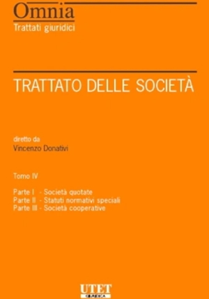 Trattato Delle Societa' Tomo 4 fronte