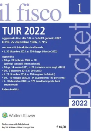 Fisco Tuir 2022 Pocket 1 fronte