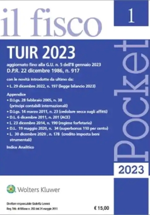 Fisco Tuir 2023 Pocket 1 fronte