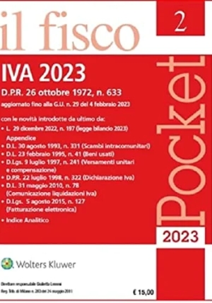 Iva 2023 Fisco Pocket 2-2022 fronte