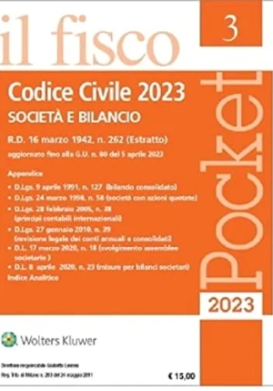 Codice Civile Fisco Pocket 3-2023 fronte