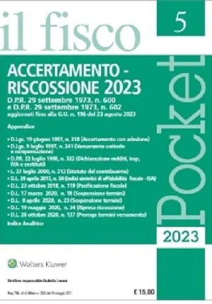 Accertamento - Riscossione 2023 fronte