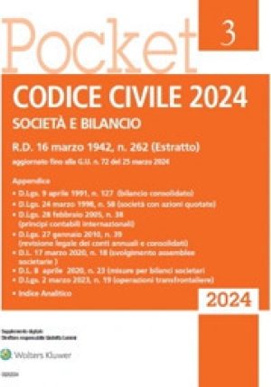 Codice Civile Fisco Pocket 3-2024 fronte