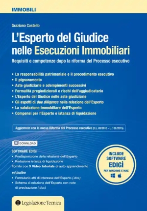 L'esperto Del Giudice Nelle Esecuzioni Immobiliari fronte