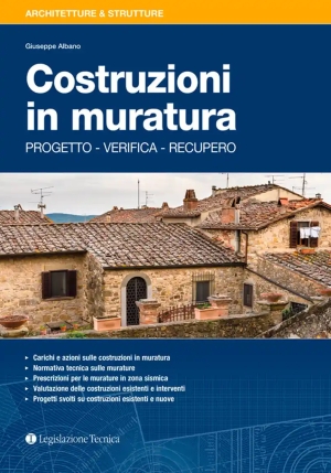 Costruzioni In Muratura Progetto Verifica Recupero fronte