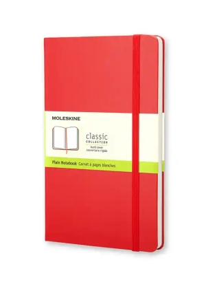 Moleskine Notebook Pkt Pla Red Hard fronte