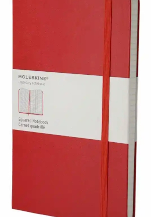 Notebook Large Squ Scarlet Red F2 fronte