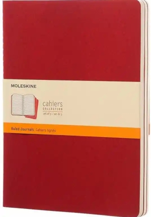 Cahier Jnls Xl Ruled Cranb.red fronte