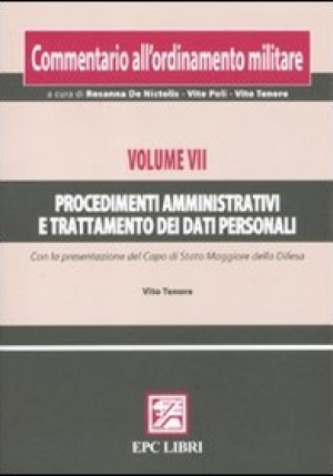 Procedimenti Amministrativi E Trattamento Dati Personali Commentario All fronte