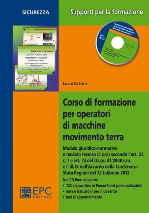 Corso Di Formazione Per Operatori Di Macchine Movimento Terra fronte