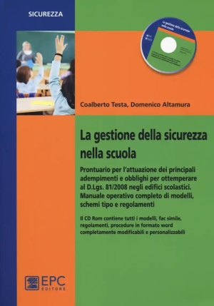 La Gestione Della Sicurezza Nella Scuola 40 Ed. fronte