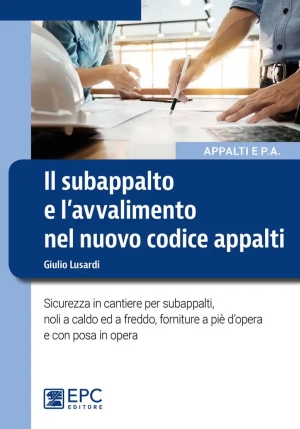 Il Subappalto E L'avvalimento Nel Nuovo Codice Appalti fronte