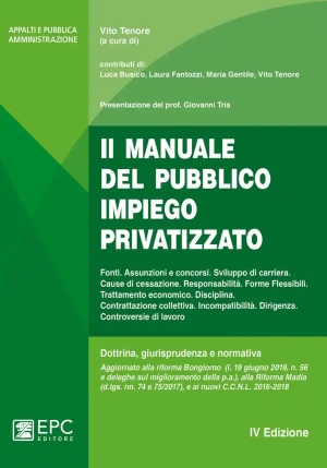 Il Manuale Del Pubblico Impiego Privatizzato - 4ed fronte