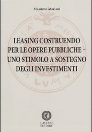 Leasing Costruendo Per Le Opere Pubbliche fronte