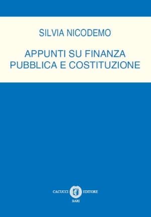 Appunti Su Finanza Pubblica E Costituzione. fronte