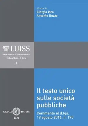 Il Testo Unico Sulle Societa' Pubbliche fronte