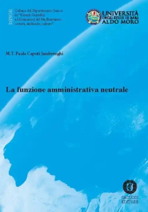 La Funzione Amministrativa Neutrale fronte