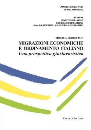 Migrazioni Economiche E Ordinamento Italiano fronte