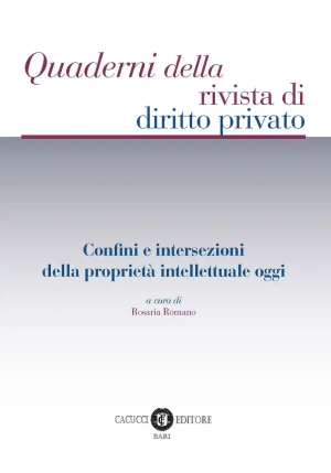 Quaderni Della Rivista Di Diritto Privato fronte