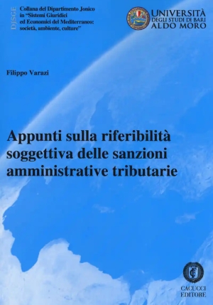 Appunti Sulla Riferibilita' Soggettiva Delle Sanzioni Amministrative Tri fronte