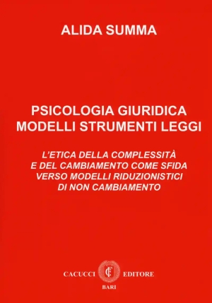 Psicologia Giuridica Modelli Strumenti Leggi fronte