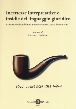 Incertezze Interpretative E Insidie Del Linguaggio Giuridico fronte