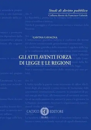 Atti Aventi Forza Di Legge E Regioni fronte