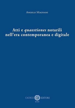 Atti E Quaestiones Notarili fronte