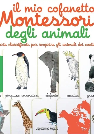 Mio Cofanetto Montessori Degli Animali (il) fronte