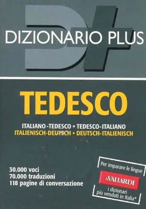 Dizionario Tedesco. Italiano-tedesco, Tedesco-italiano fronte