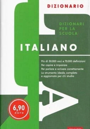 Dizionario Italiano A Scuola fronte