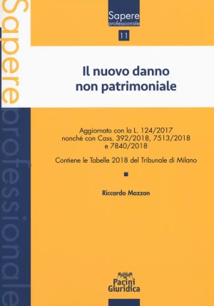 Nuovo Danno Non Patrimoniale fronte