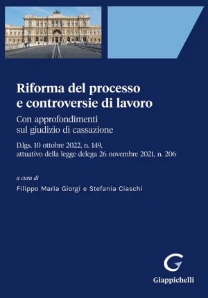 Riforma Processo E Controvers Del Lavoro fronte