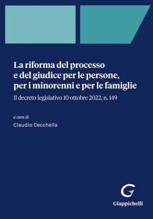 Riforma Processo E Giudice Persone fronte