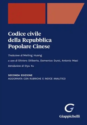 Codice Civile Cinese 2ed. fronte