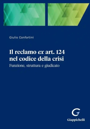 Reclamo Ex Art.124 Nel Codice Crisi fronte