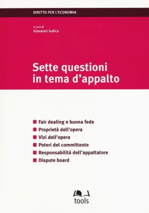 Sette Questioni In Tema Di Appalti fronte