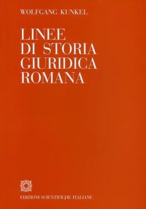 Linee Di Storia Giuridica Roma fronte