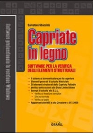 Capriate In Legno Con Software fronte