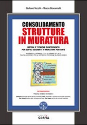 Consolidamento Strutture In Muratura. Metodi E Tecniche Di Intervento Pe fronte